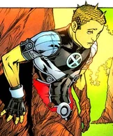 Anole camouflace.jpg (34 KB) Victor Borkowski/Anole (Marvel Comics) camouflaging to the rocks behind him.