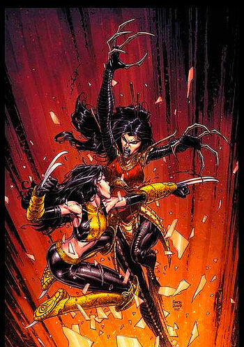 Ladydeathstrike vs x23