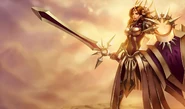 Leona (League of Legends) can create swords out of sunlight for attacks.
