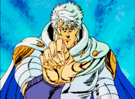 Ryuga's Taizan Tenrō Ken (Fist of the North Star) inflicts an intense frostbite-like effect on his victims before death.