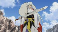 Tokijin (InuYasha) is a yōkai sword forged from fangs of Goshinki and can match the Tessaiga in terms of strength.