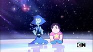 Lapis Lazuli (left) and Steven Universe (right) (Steven Universe) can both survive in the vacuum of space.