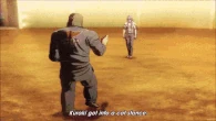 Kiryū Setsuna (Kenganverse) using Blink during his fight against Kuroki Gensai.