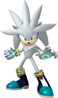 After splitting from Blaze, Silver the Hedgehog (Sonic the Hedgehog) able to become stronger and unlock his true power, becoming ESP Silver.