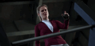 Trish Walker/Hellcat (Marvel Cinematic Universe) is very agile at maintaining balance on pole with one leg...