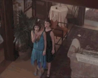 P. Bowen (Charmed) blowing a stream of freezing ice.