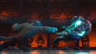 Chameleon-tai-lung2.jpg (894 KB) The Chameleon (Kung Fu Panda), fighting Tail Lung in Tai Lung's form.