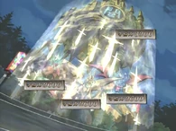 Player Killer of Darkness (Yu-Gi-Oh!) using the Chaos Shield in combination with Castle of Dark Illusions to cast a barrier to defend his army of dark monsters. This unfortunately trapped them when the castle fell, massacring them all.