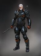 Deathstroke (DC Comics) has a limited ability to moderate bodily processes via conscious thought.