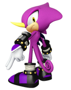 Espio the Chameleon (Sonic the Hedgehog) is a master of ninjutsu.