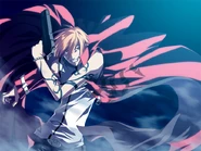 Shirou Yusa (Shinza Banshou series) possesses the Sense of Foreknowledge, which allows him to remain calm in any situation and use everything around him to his advantage.