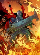 Al Simmons/Spawn (Image Comics) has displayed the ability to control various natural & supernatural forces to a vast degree. Although now he cannot do it.