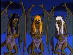 Weird Sisters Gargoyles 01.png