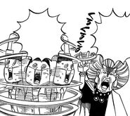 Ooba (Fairy Tail) can spin anything.