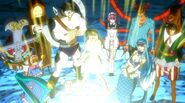 Celestial Spirit Mages (Fairy Tail) make contracts with Celestial Spirits to summon them with Spirit Keys.