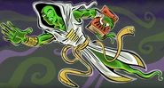 Sojourn (Danny Phantom) has explored and catalogued every single section of the Ghost Zone. According to legend, he is the only ghost ever to have found the Elsewhereness.