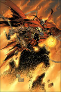 Al Simmons (Image Comics), like all Hellspawn, has a suit of living necroplasmic armor bonded to his central nervous system, that protects him even when he's unconscious.