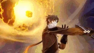 Zhongli ult.gif (6.16 MB) Zhongli (Genshin Impact) a Geo Element User unleashing his Elemental Burst - Plant Befall.