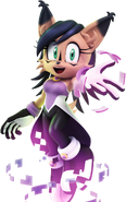 Nicole the Holo-Lynx (Archie's Sonic the Hedgehog) can create barriers of energy while in her hard-light hologram from.