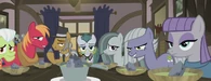 Pie family staring at Applejack S5E20.png (1.73 MB) Pie family (My Little Pony: Friendship is Magic)