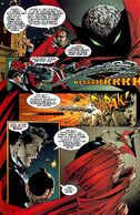 Spawn's (Image Comics) Symbiotic Costume attacks on its own accord, saving him stamina.