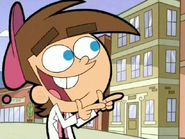 Timmy Turner (The Fairly OddParents) wishes himself to be the funniest man on Earth, making others laugh uncontrollably from whatever he says.