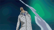 Vergo's Kenbunshoku Haki (One Piece).gif (2.93 MB) Vergo's (One Piece) using his Kenbunshoku/Observation Haki to dodge Smoker's White Launcher.