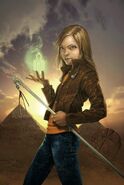 When Sadie Kane (Kane Chronicles) was tapping into the power of Isis, she had control of all the elements and had infinite knowledge of Divine Words.