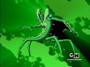 Wildvine (Ben 10) can use his limbs, to swing around at great speeds.