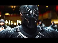 Black Panther Chase Scene Black Panther vs Bucky Captain America Civil War 2016 Movie CLIP HD-2