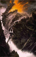 Glaurung, the Father of all Dragons of Middle-Earth