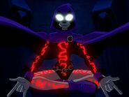 Raven (Teen Titans) was destined to be the portal for her father Trigon to enter the mortal realm.