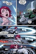 Willow Rosenberg (Buffy the Vampire Slayer) using the Scythe in an attempt to slash open a dimensional portal to Earth...