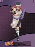 Tayuya (Naruto) uses a flute to sound her jutsu in the form of music, capable of inducing pain and sleep.