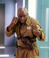 Tyson Sykes/Gravedigger (Arrowverse/Black Lightning) has been in his prime since World War II and is nearly a hundred years old.