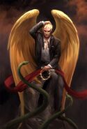 Lucifer Morningstar (DC Comics/Vertigo) is able to bypass infinity due to transcending it.