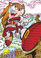 ...Solar Sonic, achieved while running at high speeds through the Great Desert...