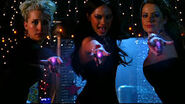 3 witches possessing Chloe, Lana and Lois (Smallville)