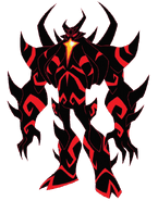 Vilgax (Ben 10) wearing the Malware Armor.