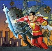 Billy Batson/Shazam (DC Comics) creates a black hole through the sheer force of a punch…