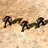 Awakened (Command & Conquer 3: Kane's Wrath) are mindless cyborg soldiers of the Marked of Kane created from human corpses.