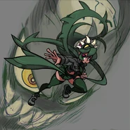 Fukua.jpeg (937 KB) Fukua (Skullgirls) is a physical clone of Filia created by the evil Brain Drain.