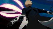Ichigo Kurosaki's Tensa Zangetsu amd Reflexes Bleach.gif (2.17 MB) ...his Bankai, Tensa Zangetsu's further increasing his reflexes.