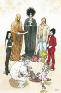 Being personifications, the Seven Endless (DC/Vertigo) all look different depending on those who see them depending on their species, culture, etc.