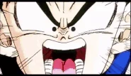 Gohan kicks Frieza.gif (2.95 MB) Gohan (Dragon Ball) even from an early age could massively boost his power upon getting enraged.