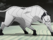 Grimmjow Jaegerjaquez (Bleach) as a panther-like Hollow before he became an Arrancar...