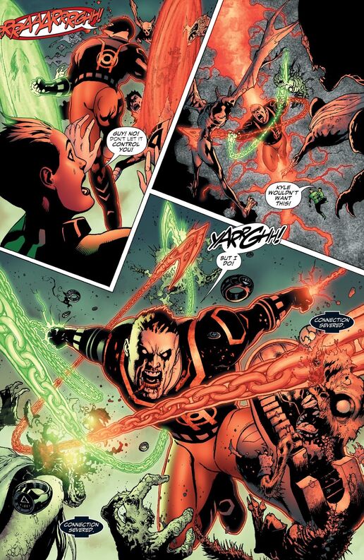 Guy Gardner's Green and Red Power Ring Combat!!
