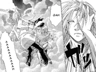 Kanou Taisuke.jpg (4.79 MB) Taisuke Kanō (Alive: The Final Evolution) using his Destruction and Rebirth to activate cells, either regenerating or destroying them, with the side effect of generating heat and fire due to cell acceleration...