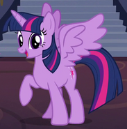 After entering a magic mirror into another world, Princess Twilight Sparkle (My Little Pony Equestria Girls) takes the form of the world's inhabitants...