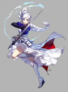 Weiss Schnee's (RWBY) Semblance, Glyphs allows her to use a variety of skills/powers, some of which can only by done through the use of Dust.